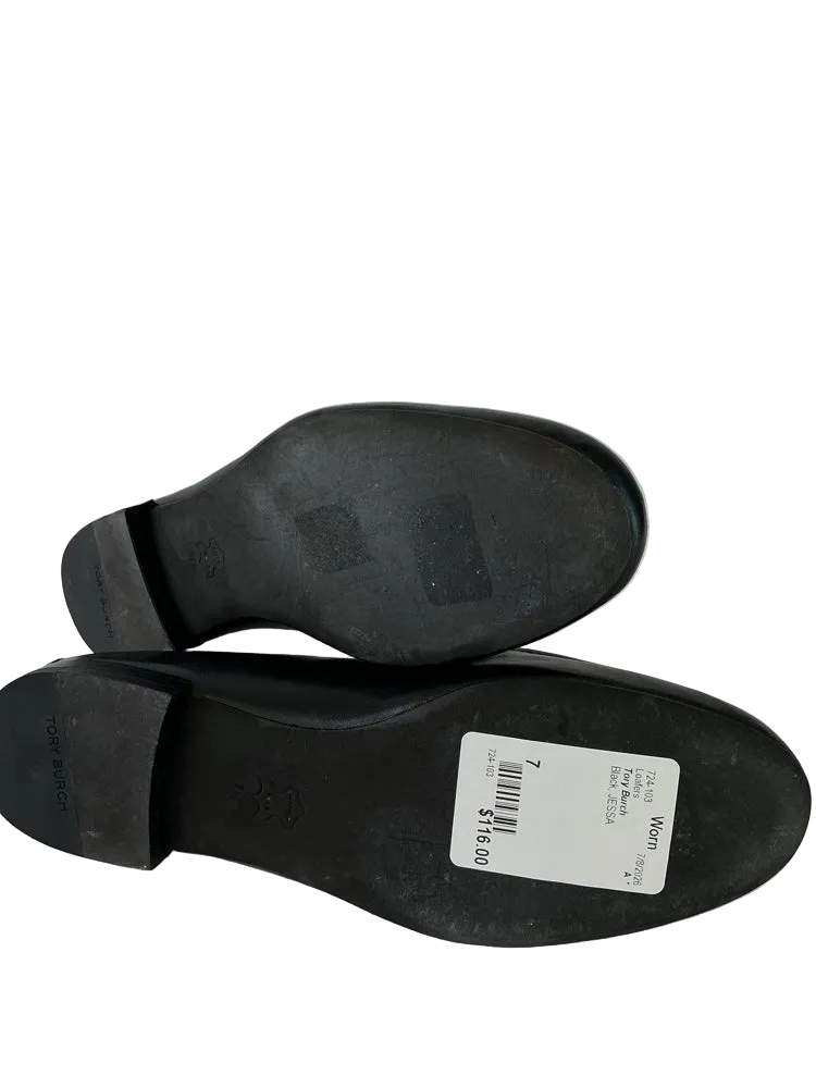 Tory Burch Shoe Size 7 Black JESSA Loafers