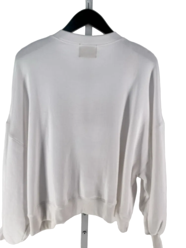 Judith March Size L White multi Sweatshirt