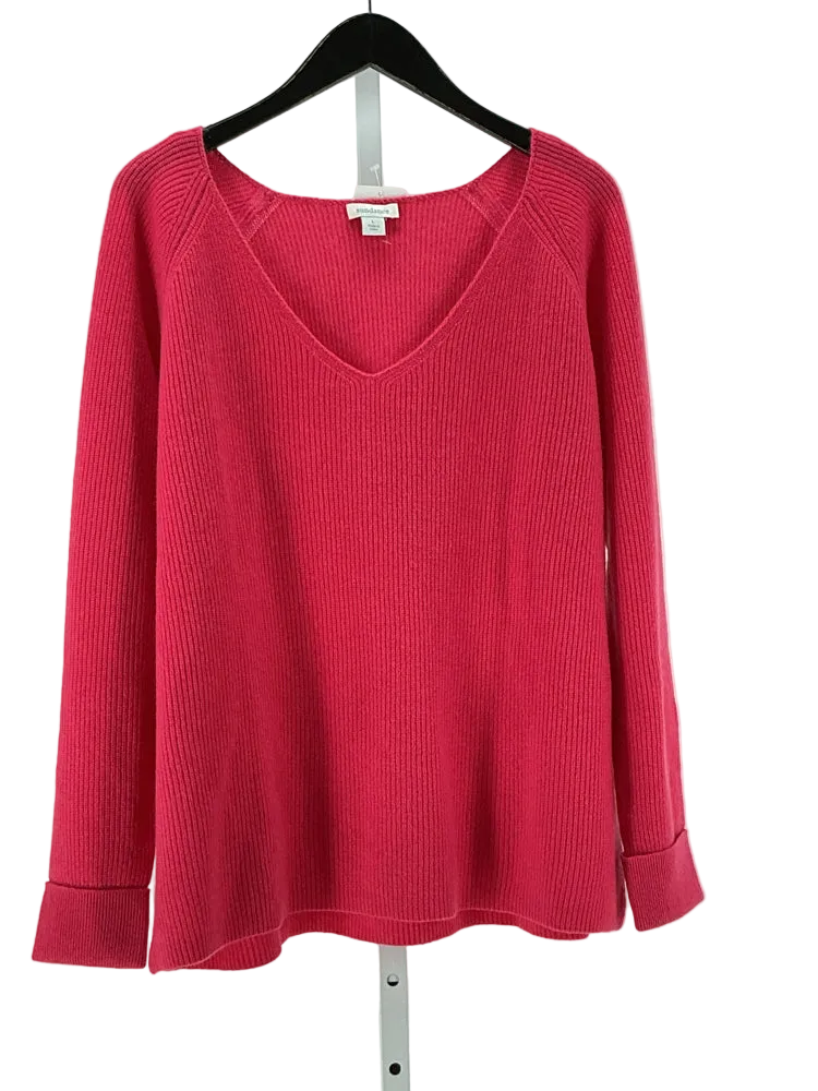 Sundance Size L Pink Sweater