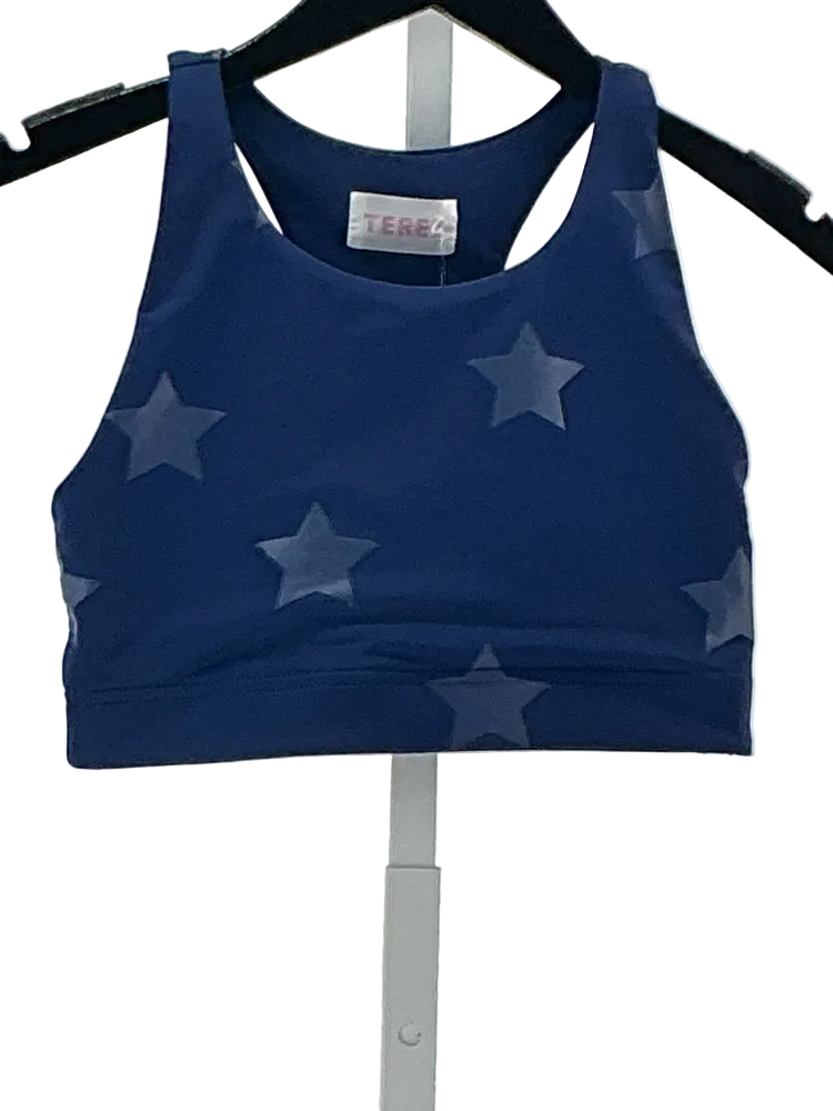 Terez Size S Navy Sports Bra