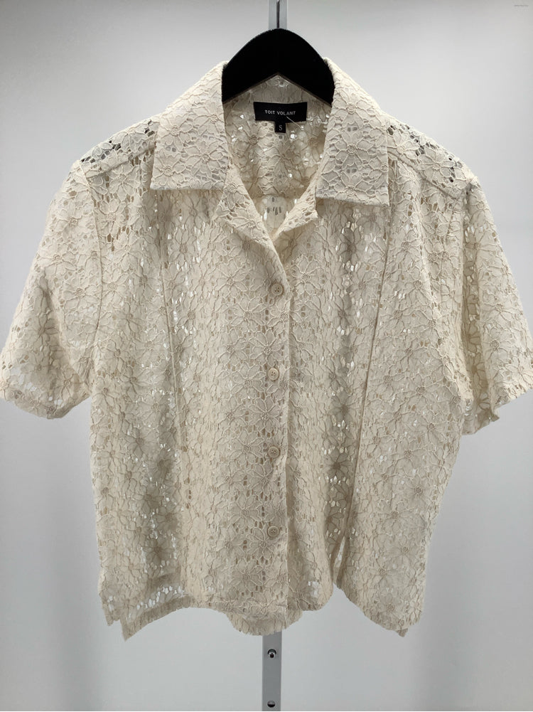 Toit Volant Size S Ivory Tucson Shirt