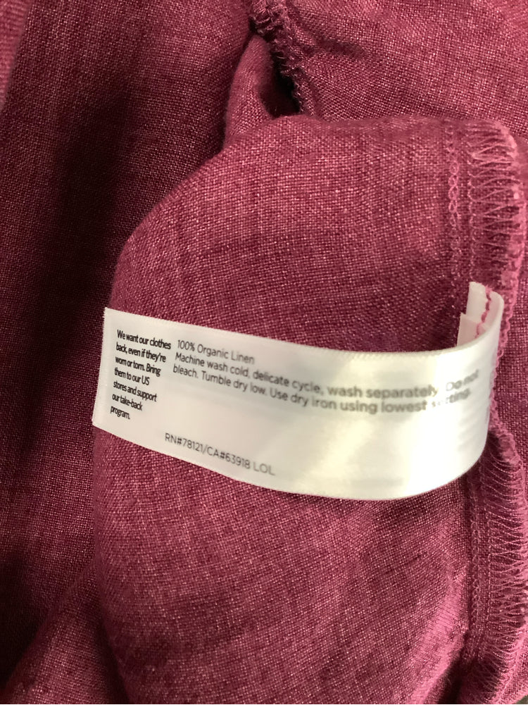 Eileen Fisher Size M Burgundy Dress