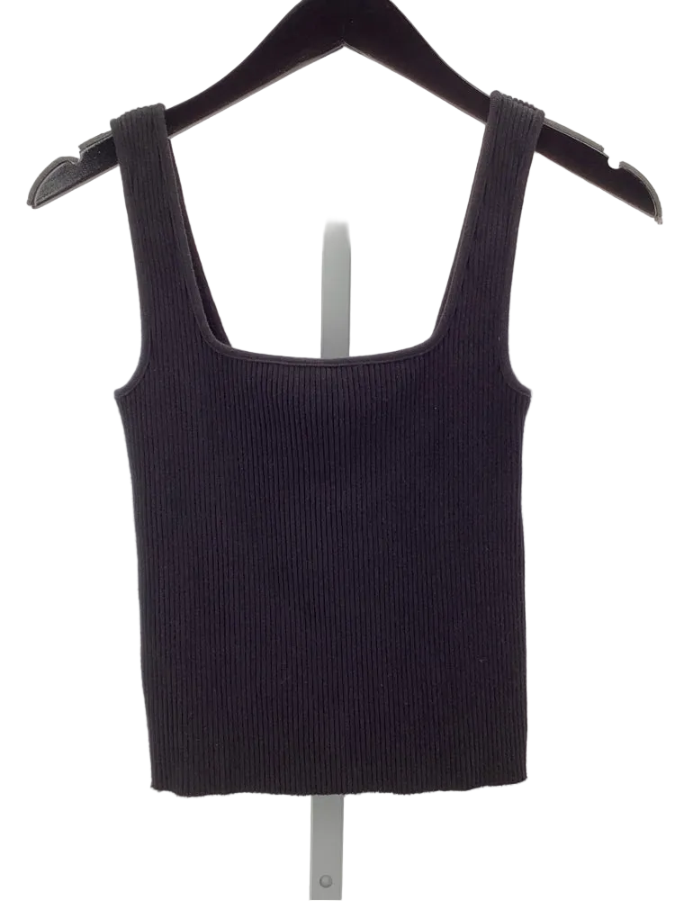 Vince Size M Black Tank Top