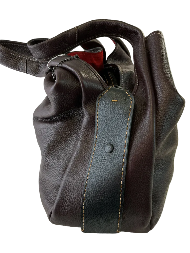 Coach Brown & Black Bandit Hobo Handbags