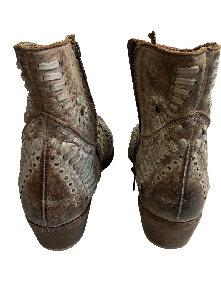 Matisse Shoe Size 8.5 Tan & Brown Fiesta Booties