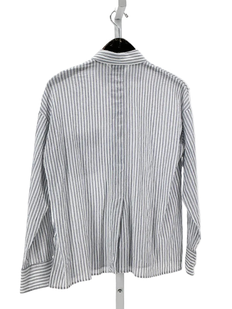 Vince Size XS Blue & White Shirt