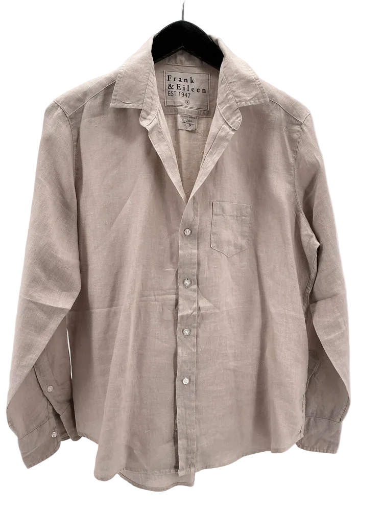 Frank & Eileen Size S Tan Eileen Shirt