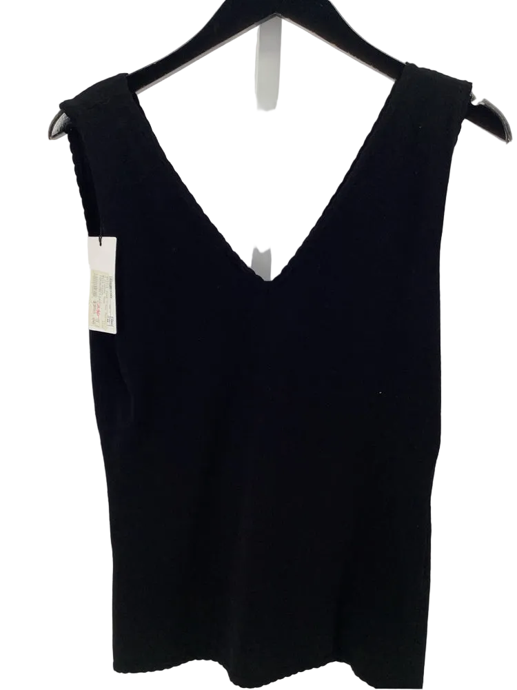 M Missoni Size 8 Black Tank Top