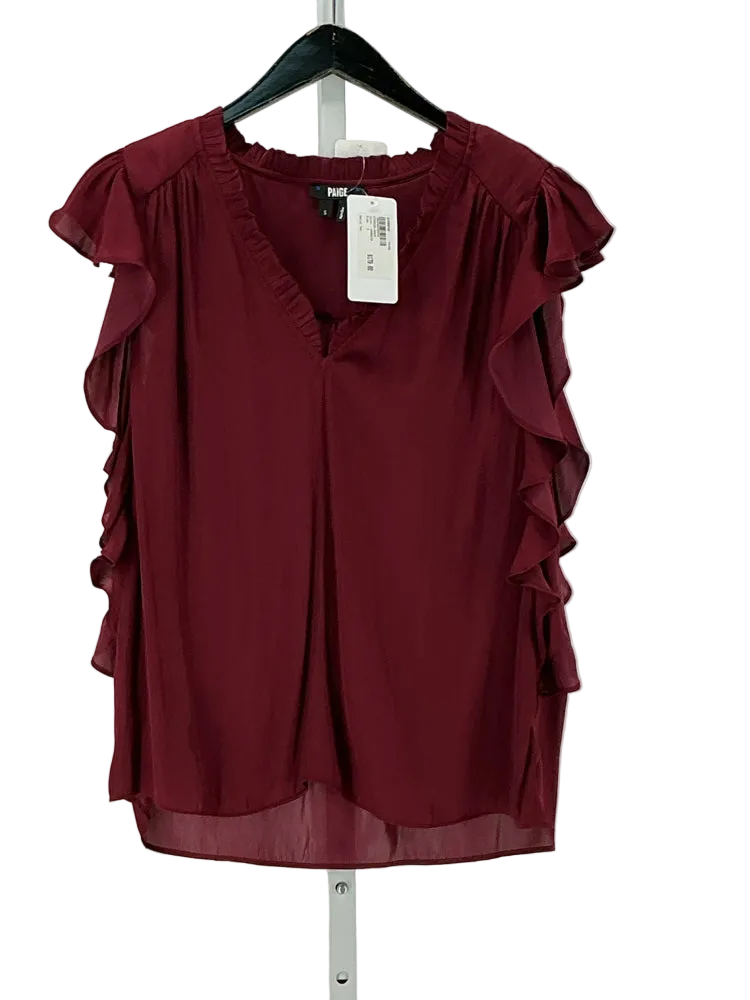 Paige Size S Burgundy GENIE Shirt