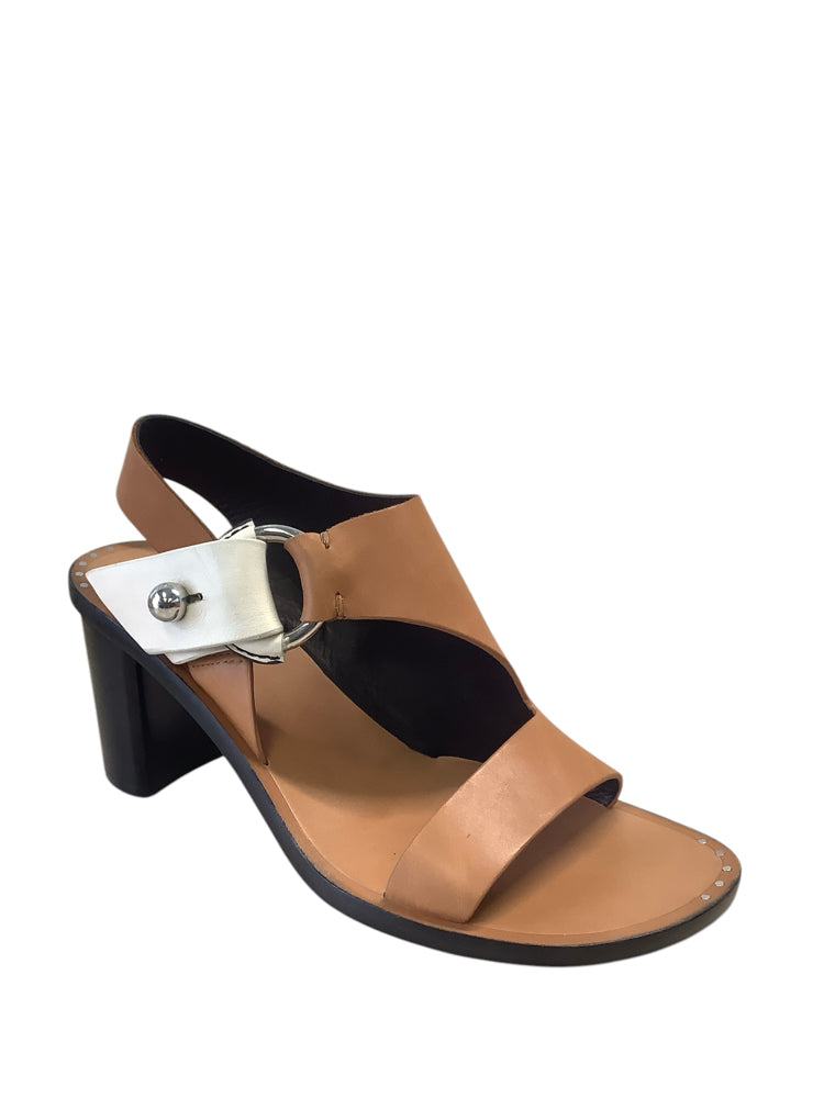 Rag & Bone Shoe Size 8 Tan & White Heel