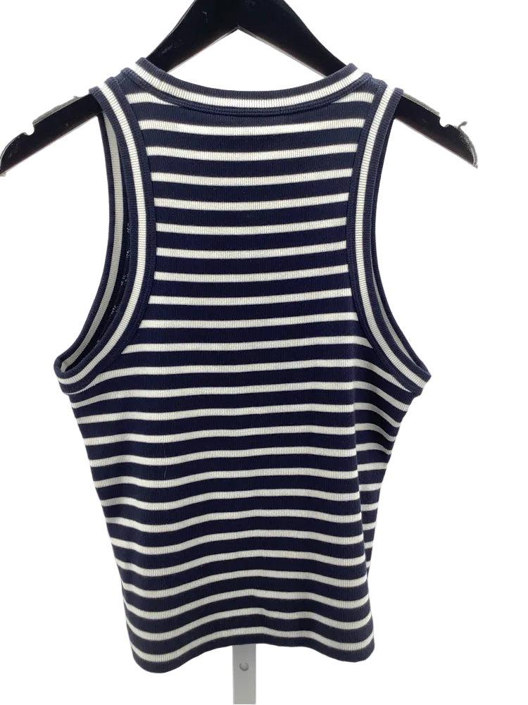 Veronica Beard Size S Navy & white Jordyn Tank Top