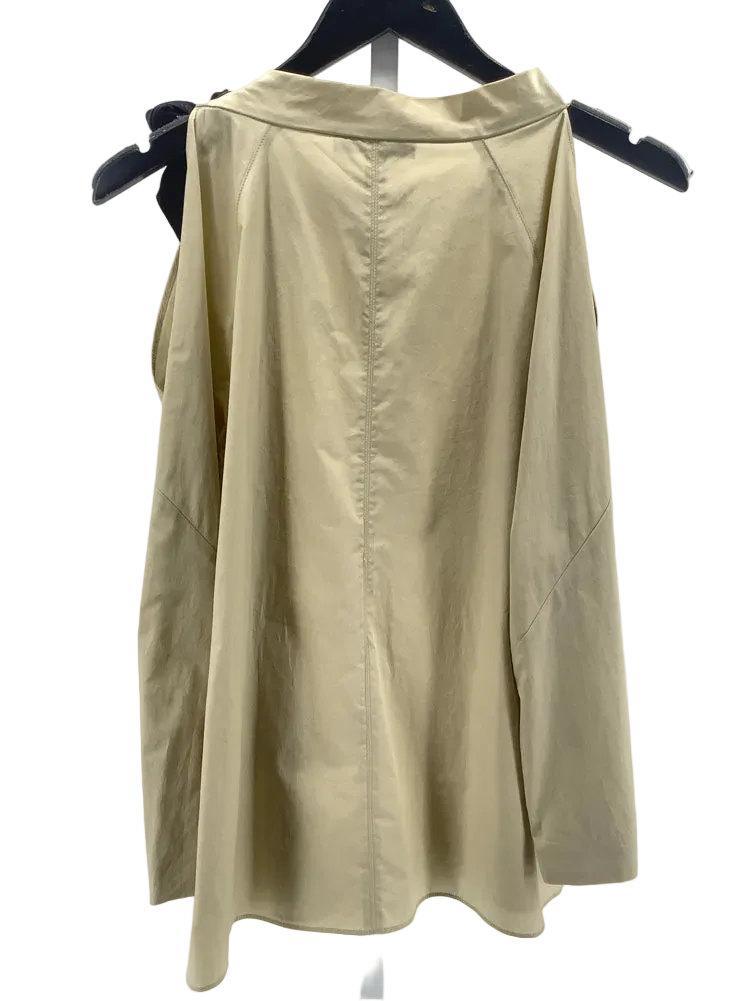 Dorothee Schumacher Size 6 Tan & Black Shirt