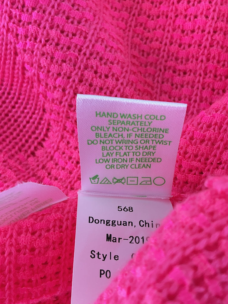 Lilly Pulitzer Size M Pink Cardigan