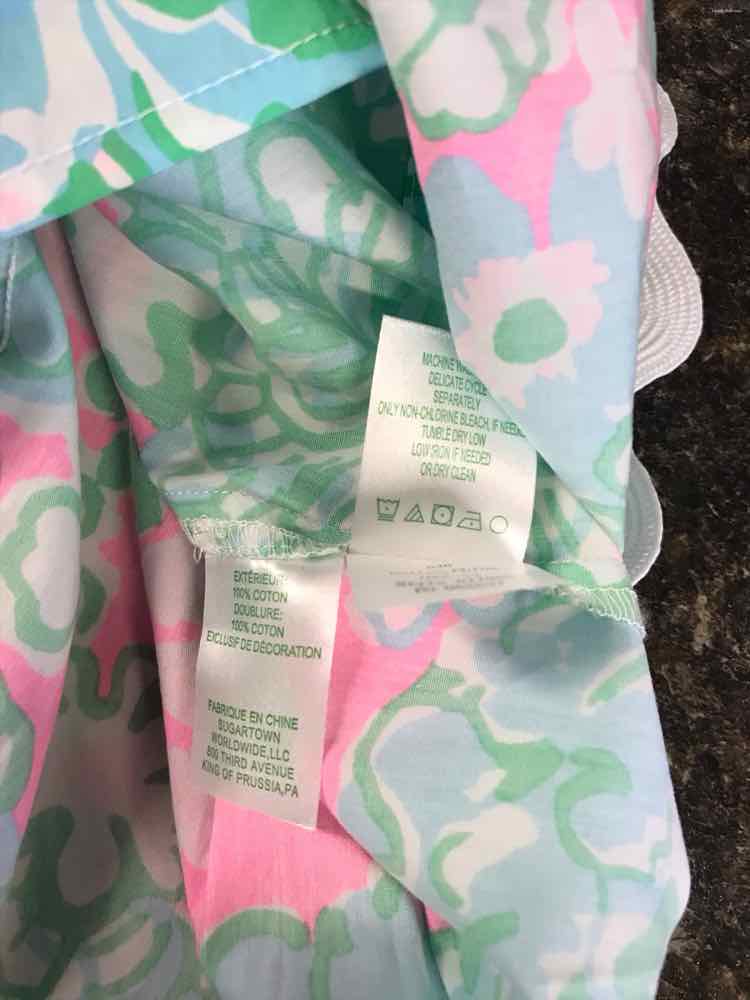 Lilly Pulitzer Size 2 Green multi Romey Dress