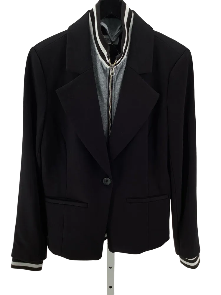 Evereve Size M Black & White Jacket