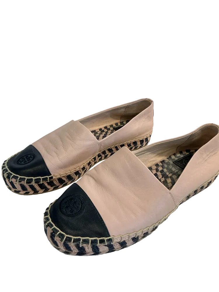 Tory Burch Shoe Size 8 Pink & Navy Flats