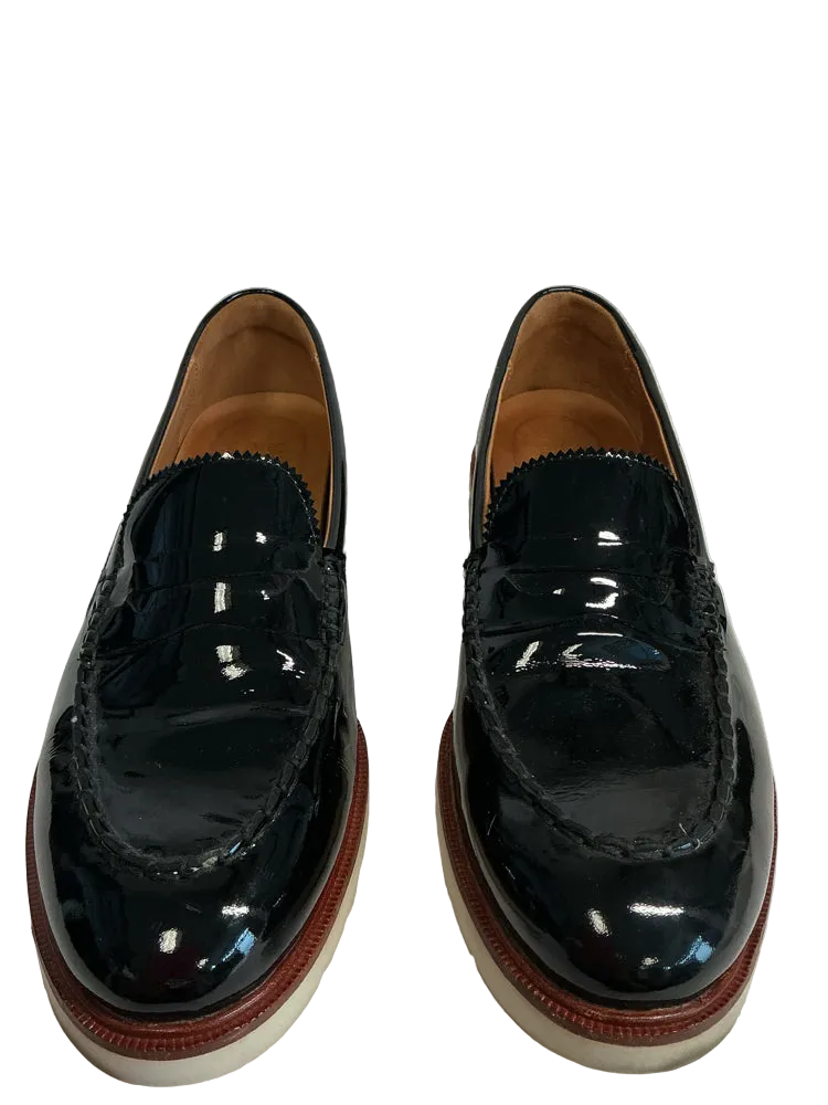 Samuel Hubbard Shoe Size 10 Black Loafers