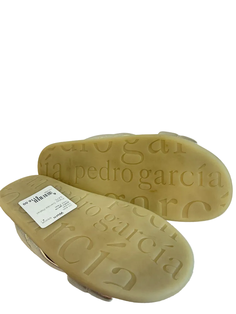 pedro garcia Shoe Size 6 Gold Palas Sandals