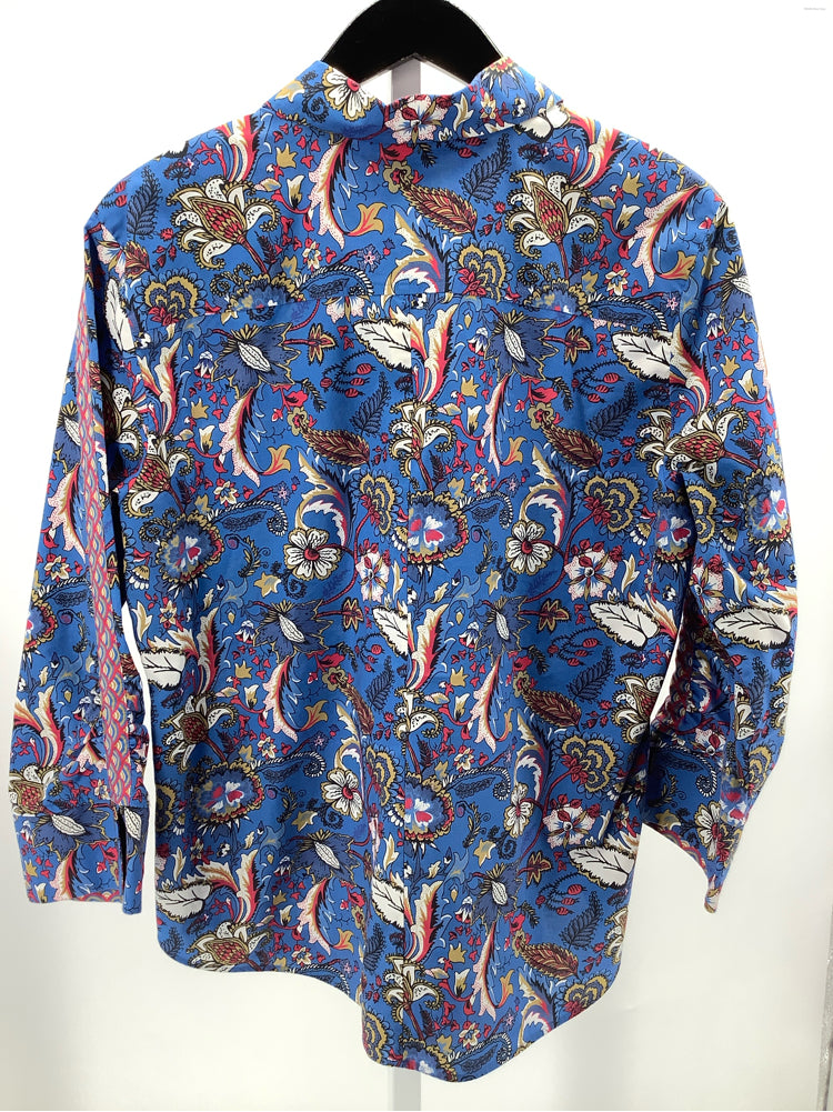 Hinson Wu Size L Blue Multi Zoey Shirt