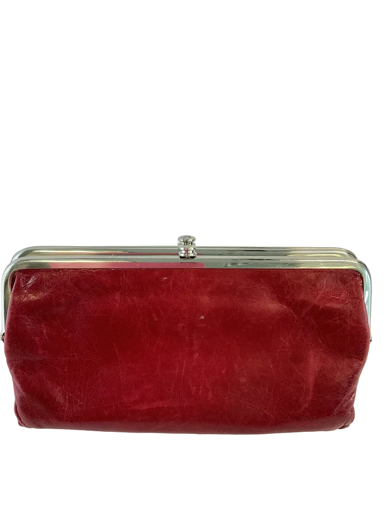 Hobo Red Lauren Clutch