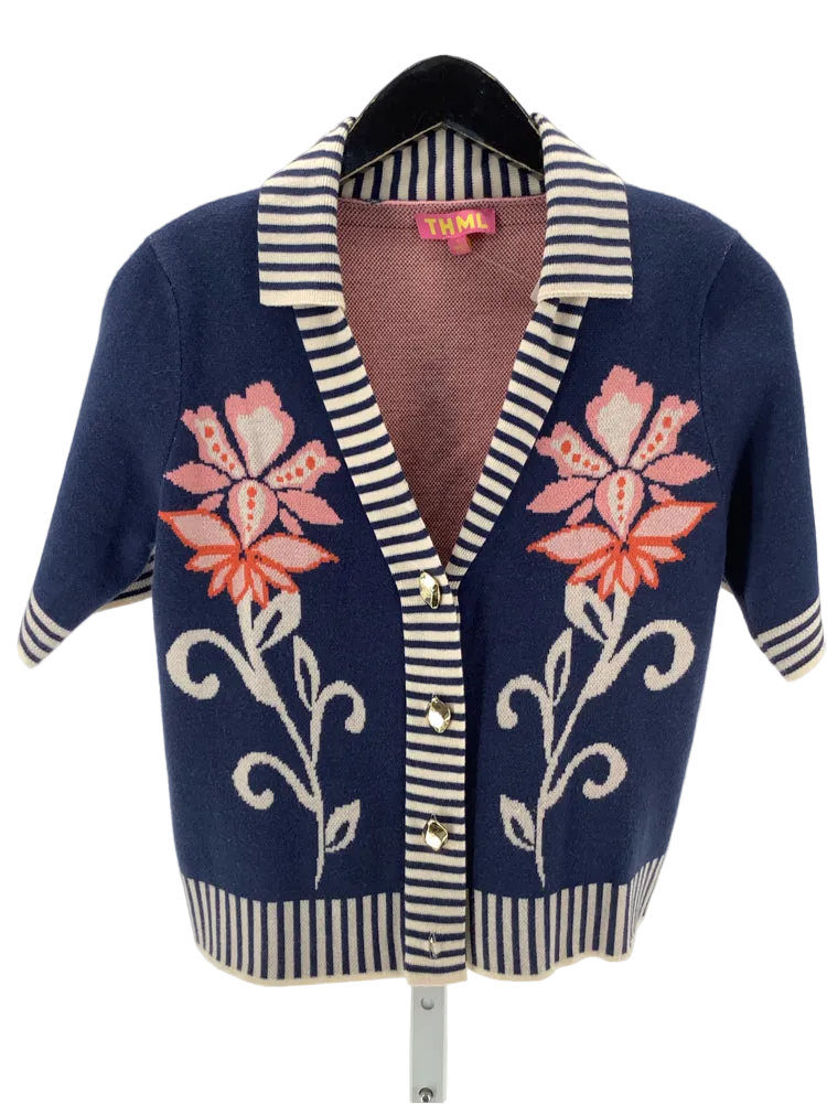 THML Size S Navy multi Sweater