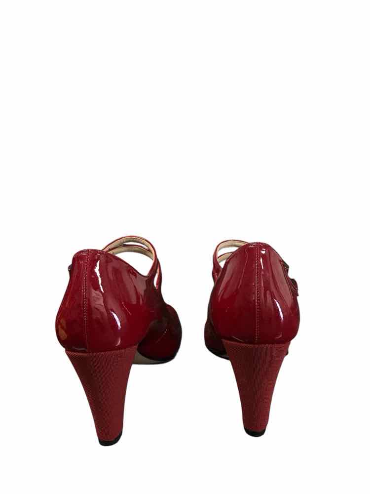 Antonia Saint Shoe Size 9 Red Emma Jane Heels