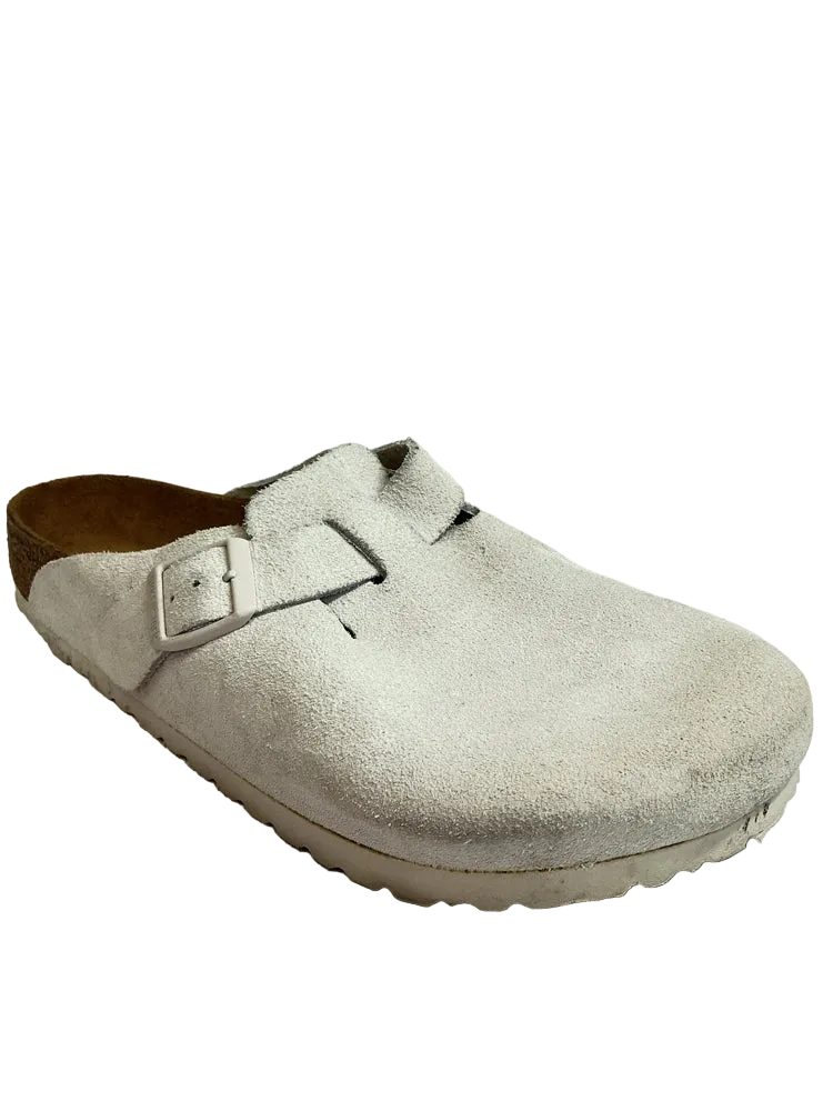 Birkenstock Shoe Size 9.5 Cream Boston Clogs