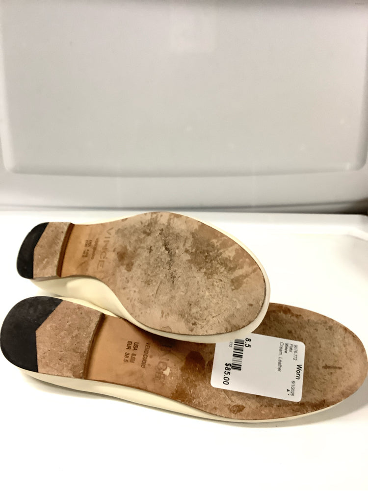 Vince Shoe Size 8.5 Cream Flats