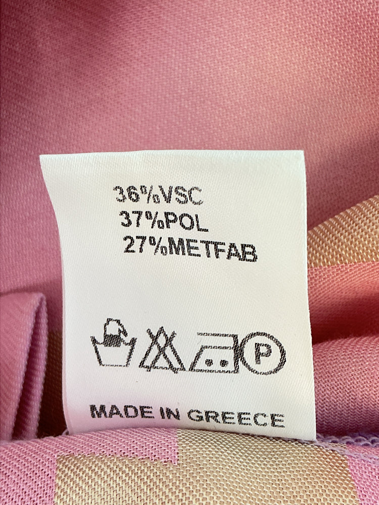 Kasia Size S Pink & Gold Dress