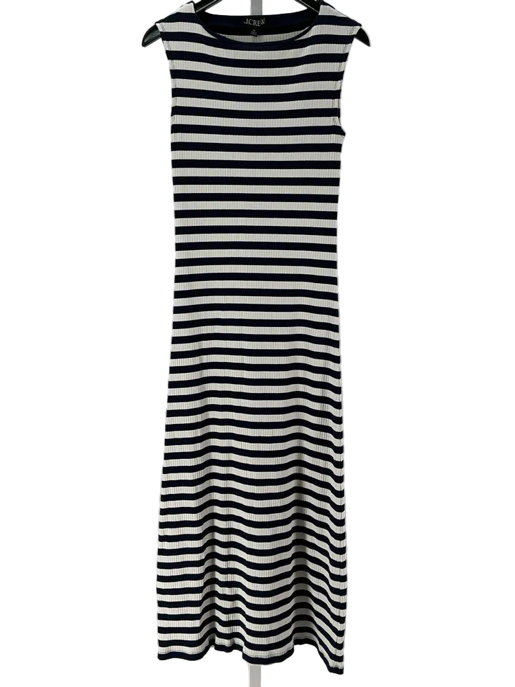 Jcrew Size XS Navy & white Dress