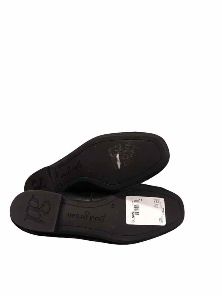 Paul Green Shoe Size 7 Black Vail Flats