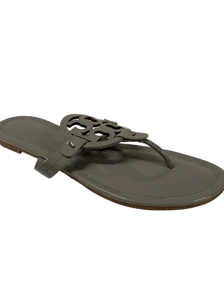 Tory Burch Shoe Size 9 Gray Miller Sandals