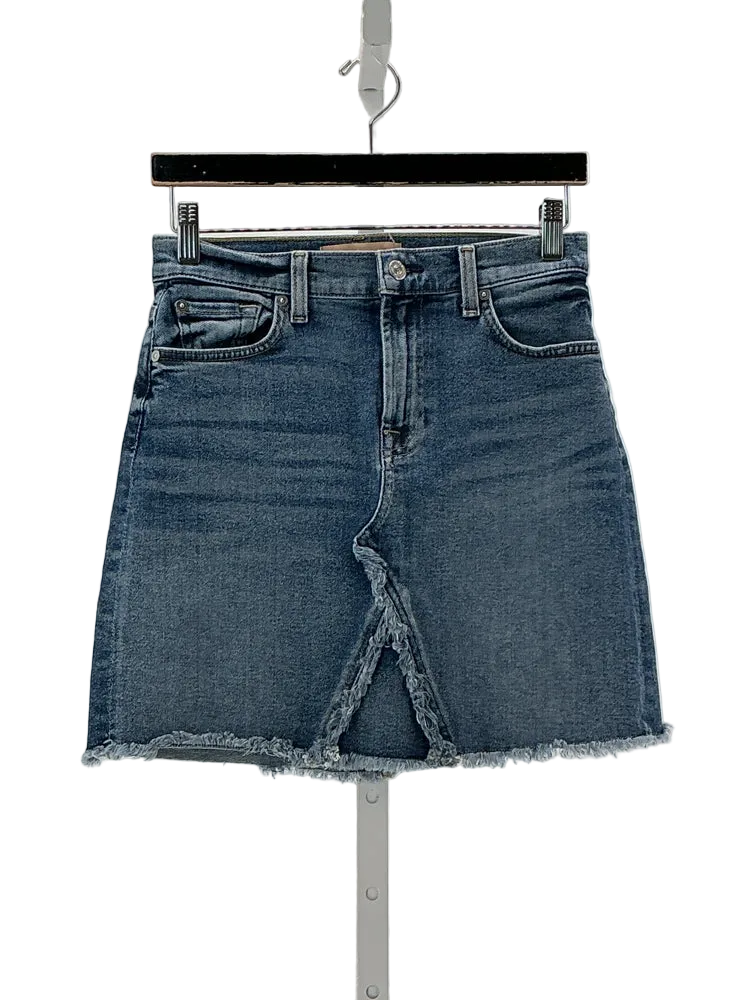 7 For All Mankind Size 26 Denim Skirt