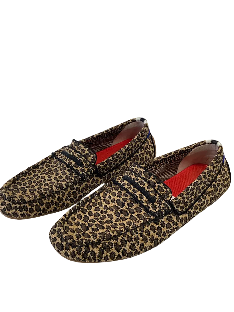 Rothy's Shoe Size 10 Black & Beige daily driver Loafers
