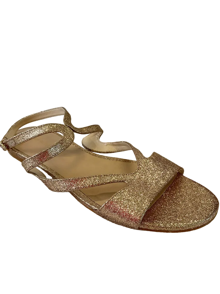 Stuart Weitzman Shoe Size 9 Gold Sandals