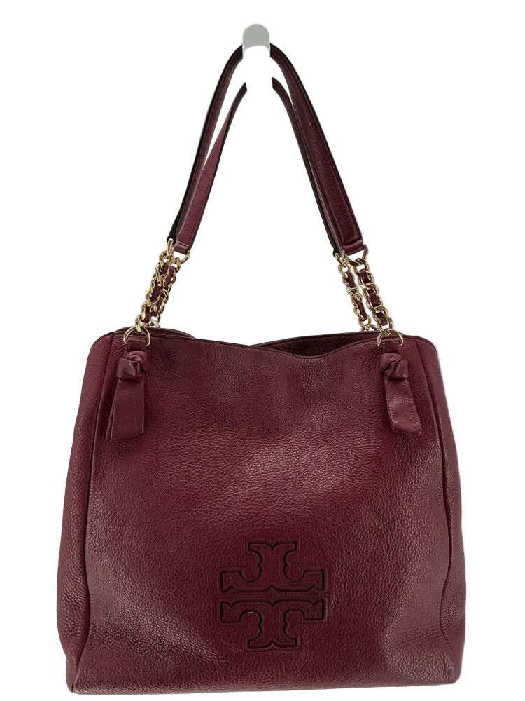 Tory Burch Burgundy Harper Handbags