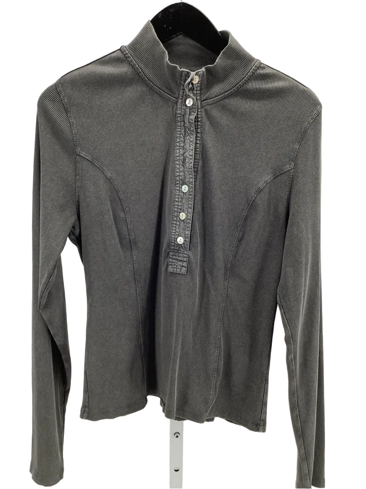 Evereve Size L Gray Shirt
