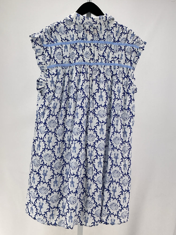 THML Size S Blue & White Dress