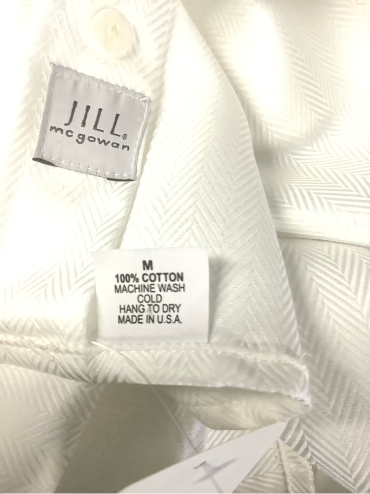 Jill McGowan Size M White Shirt