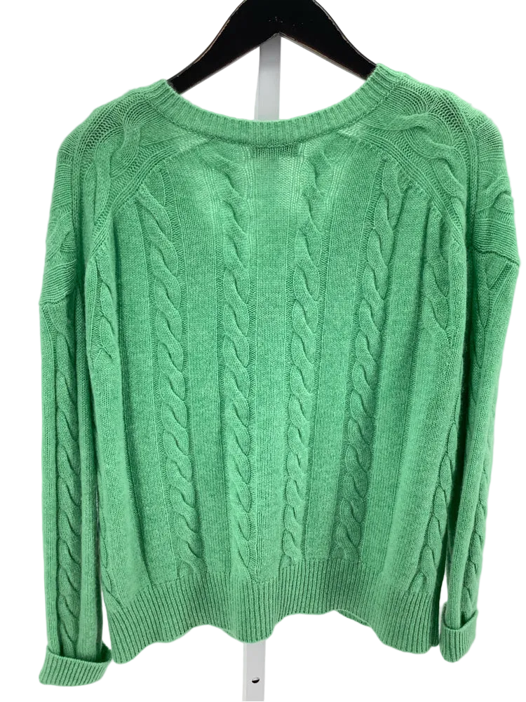Kinross Size M Green Casey Sweater