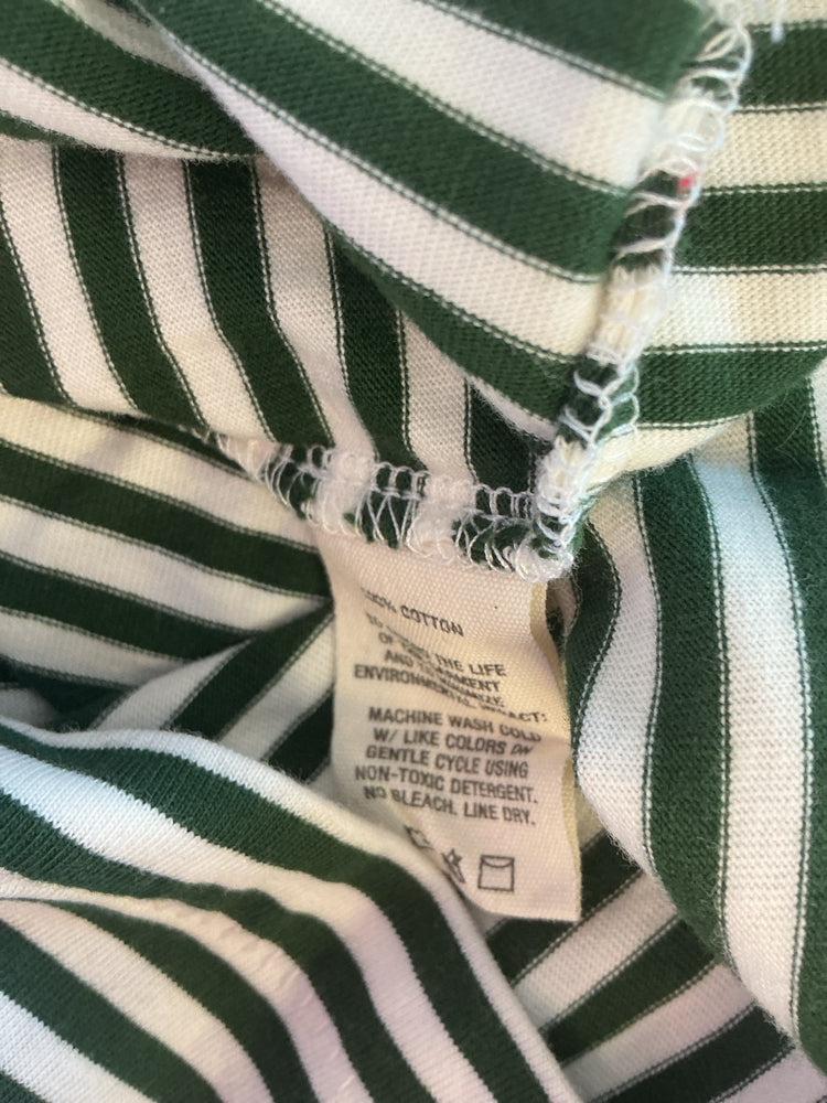 Alex Mill Size S Green & White Shirt
