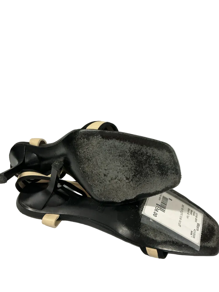 Gucci Shoe Size 8 Black & Tan Heels