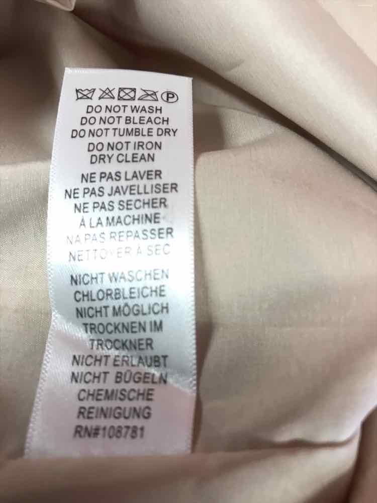 Aidan Mattox Size 4 Pink & Tan Dress
