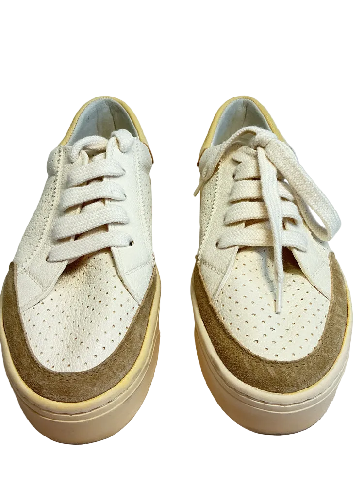 pedro garcia Shoe Size 6 Cream & tan Toba Sneakers