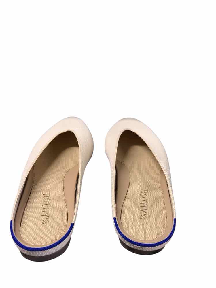 Rothy's Shoe Size 9.5 Cream Almond Demi Mules