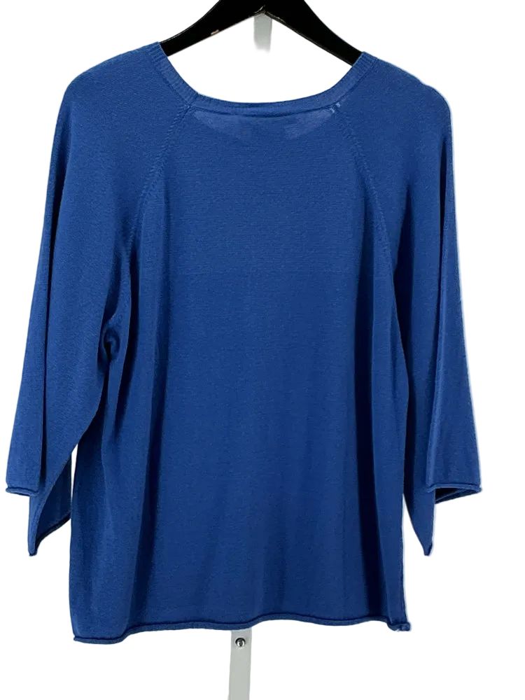 stitch & needle Size L Blue Sweater