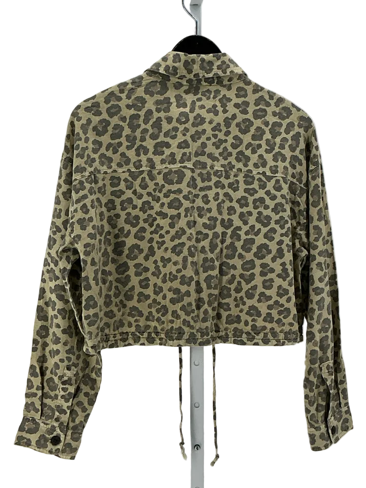 Blank NYC Size S Tan Multi Wild Story Jacket