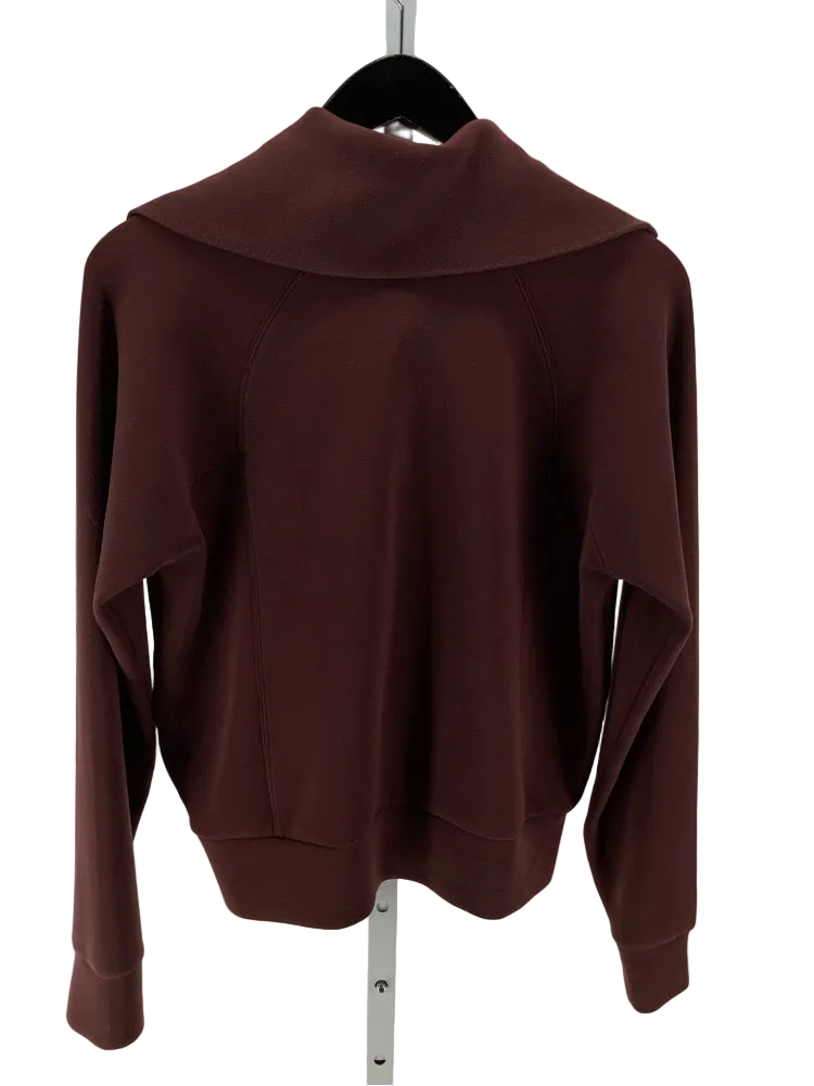 Spanx Size XS Burgundy Shirt