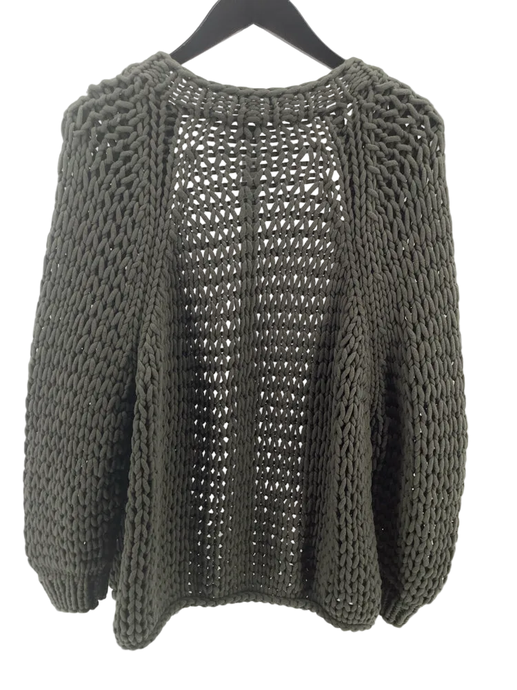 Margaret O'Leary Size OS Olive Cardigan