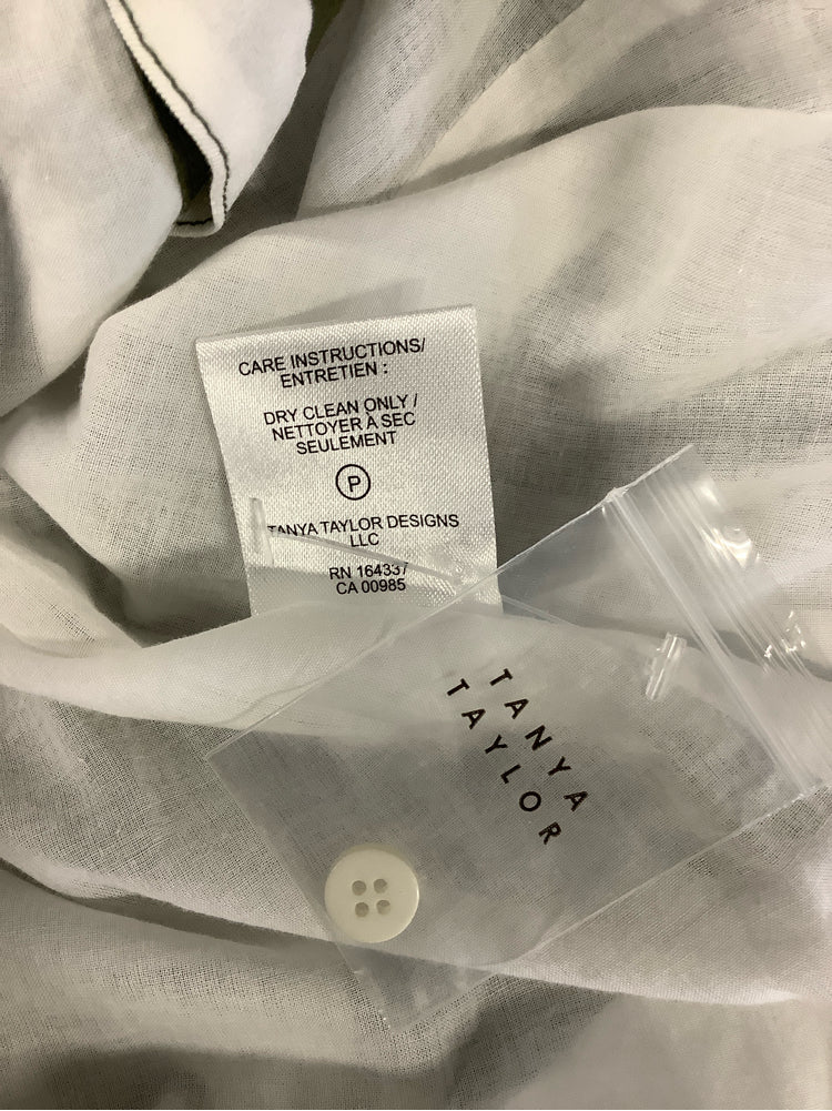 Tania Size L Olive & white Carrington Dress